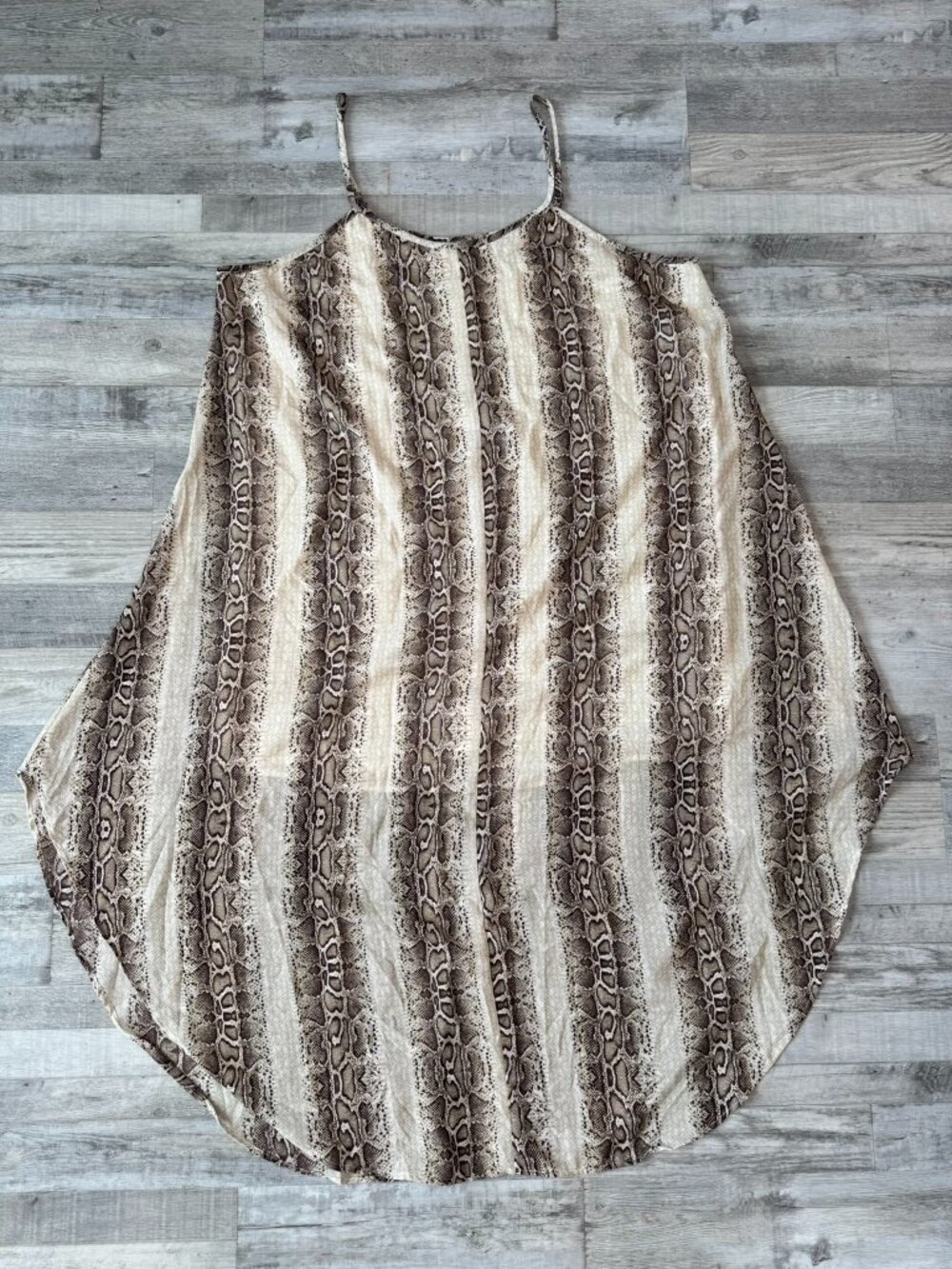 Speed Control lightweight lined animal print flowy sundress size 3X I5